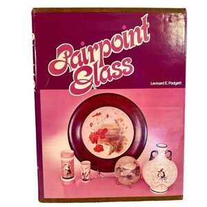 Pairpoint Glass by  Leonard E Padgett Hard Cover CR 1979 Collectors Book